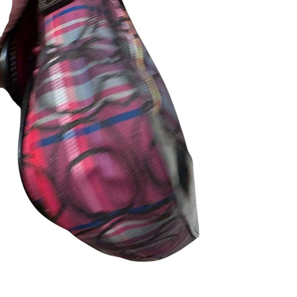 Coach F15477 vintage Y2K tartan pink purple black plaid mini legacy bag